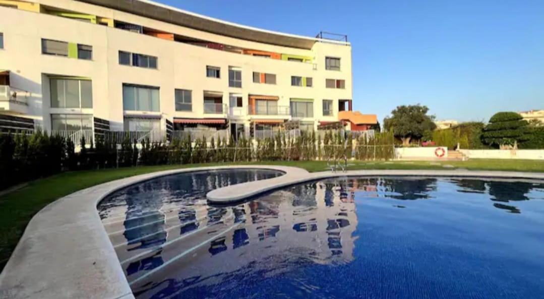 Apartamento Paz Con Terraza Y Vistas Al Mar Oliva Exterior photo